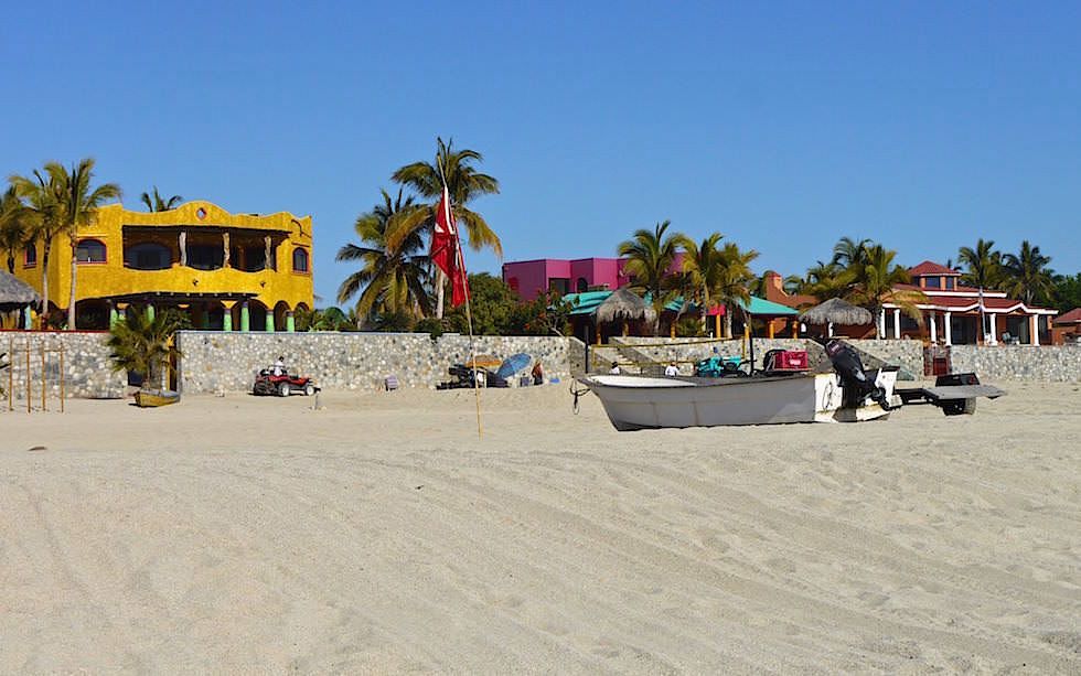 Strandhäuser in Los Barriles im Süden von La Paz Baja California - Mexiko