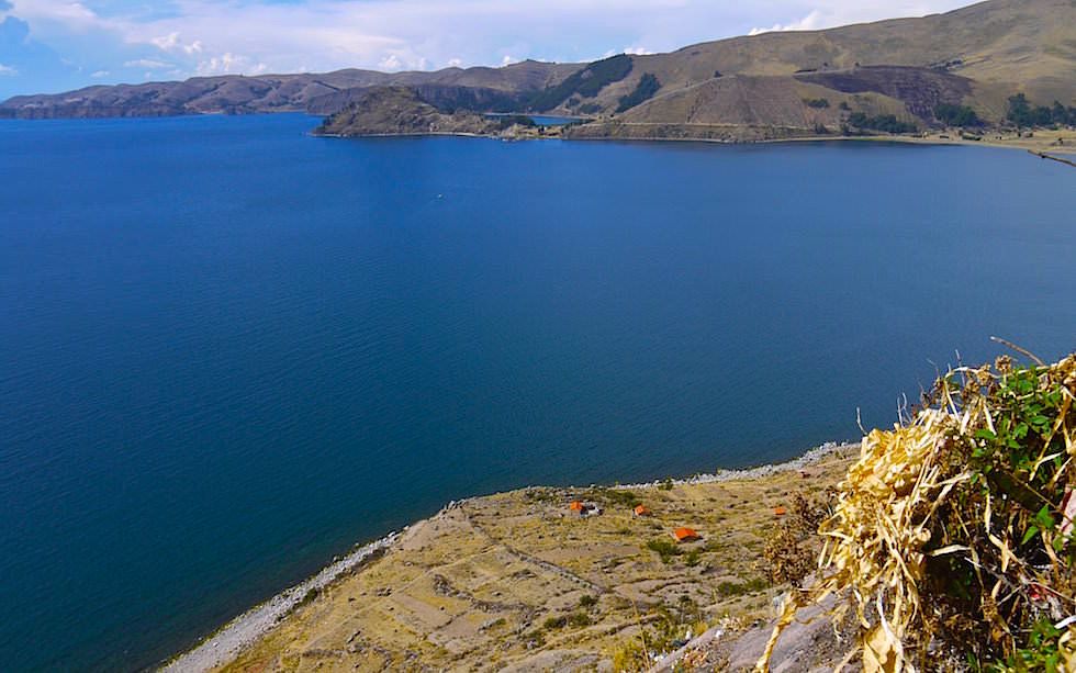 Copacabana - Blick auf Titicaca See in Bolivien 