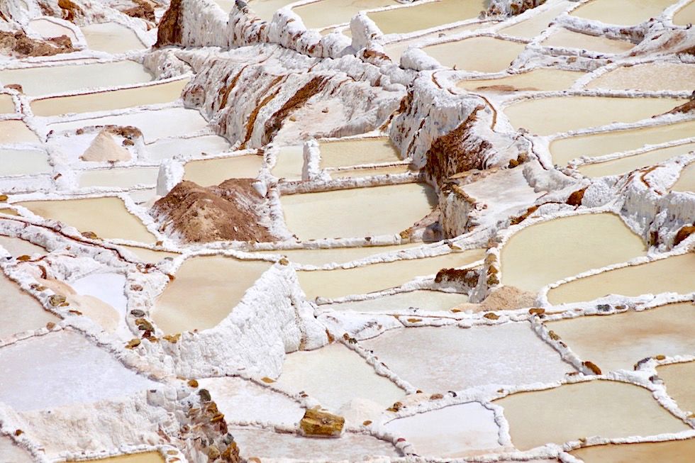 Salineras de Maras - 3000 Salzbecken & viele steile Salzterrassen - Tagesausflug von Cusco ins Valle de Sagrado - Peru