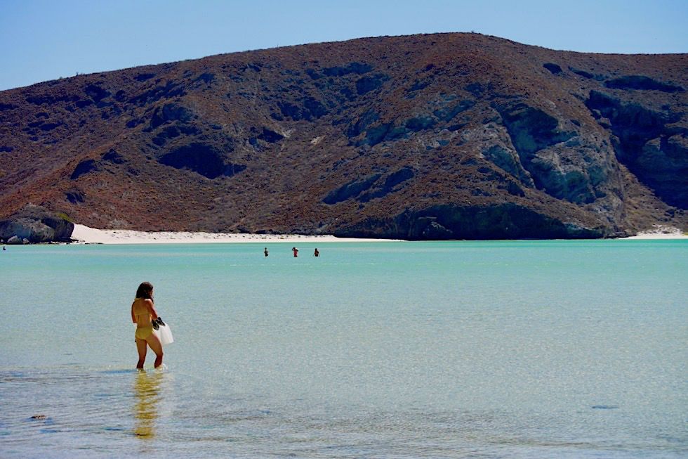 Punta Balandra - Felsen & extrem flache Traumbucht - La Paz Baja California - Mexiko