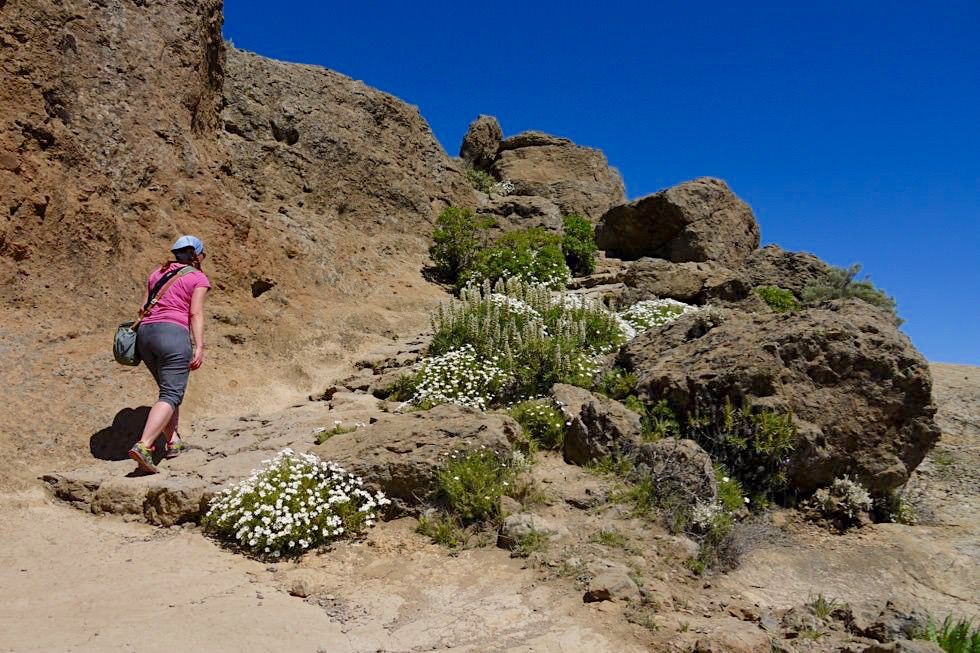Roque Nublo Wanderung - Unterhalb des Gipfels - Gran Canaria