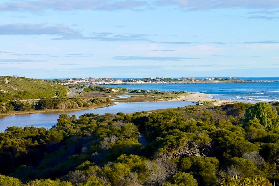 Ausblick- Dongara & Irwin River & Indischer Ozean - Western Australia