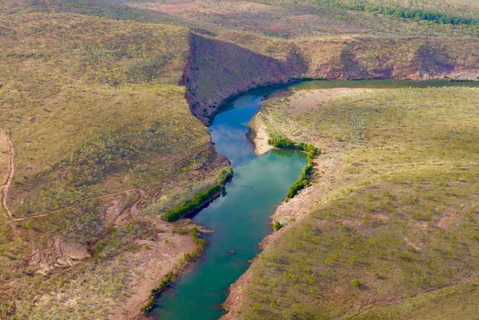 Der schöne Chamberlain River auf der Questro Station - Kimberley Outback - Western Australia
