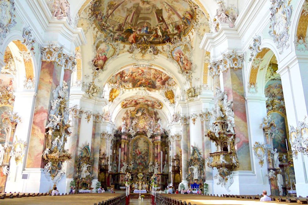 Klosterkirche Ottobeuren - eines der Hauptwerke des europäischen Spätbarock - Allgäu - Bayern