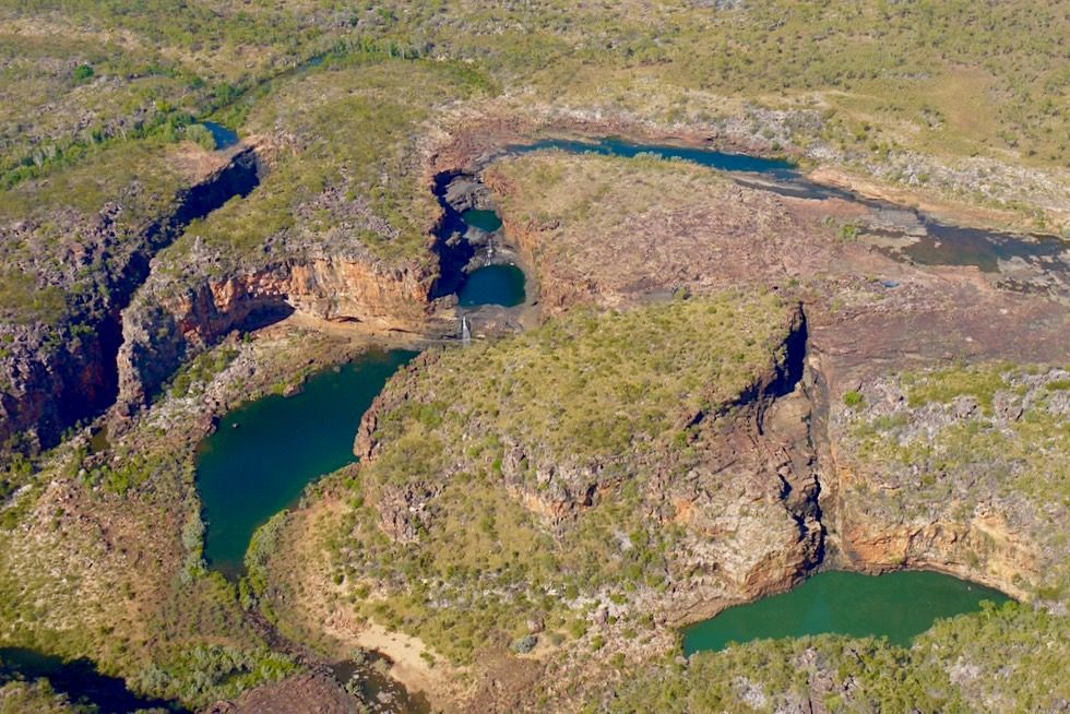 Überwältigend schön: Mitchell Plateau aus der Vogelperspektive - Mitchell River National Park - Kimberley Outback - Western Australia