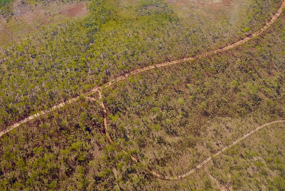 Kimberley Kingfisher Scenic Flight - Outback Piste zu den Mitchell Falls - Western Australia