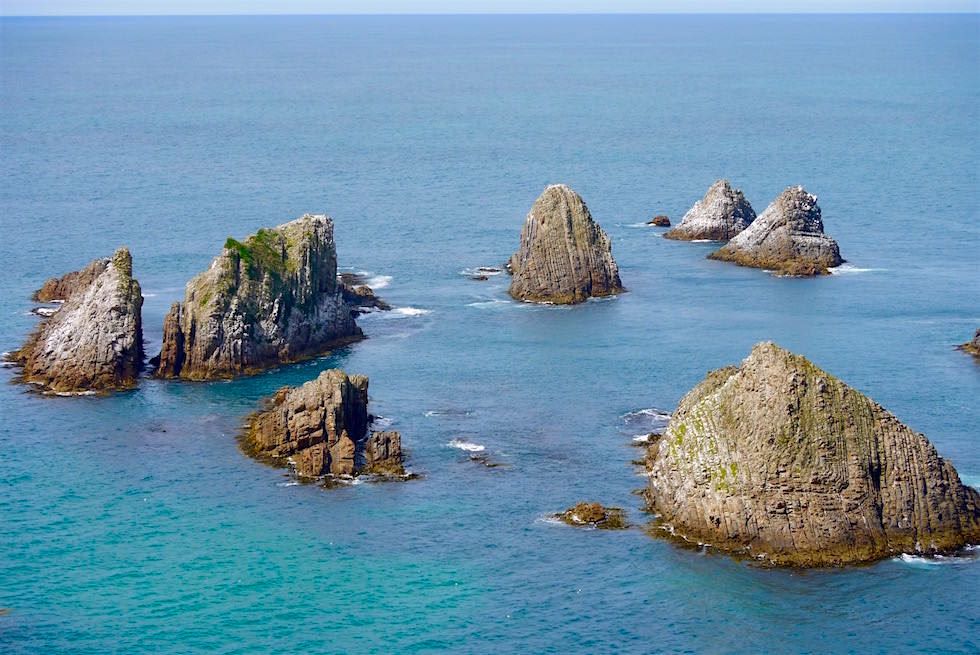 Nuggets - Nahaufnahme - Nugget Point - Neuseeland Südinsel