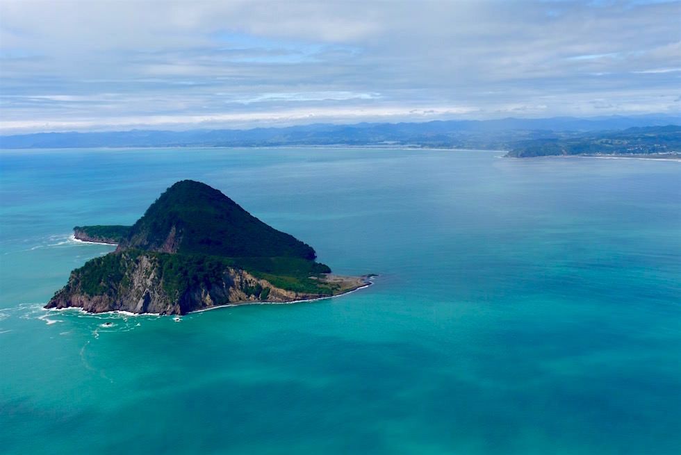 Flug über Whale Island bei Whakatane - White Island Flights - Neuseeland Nordinsel