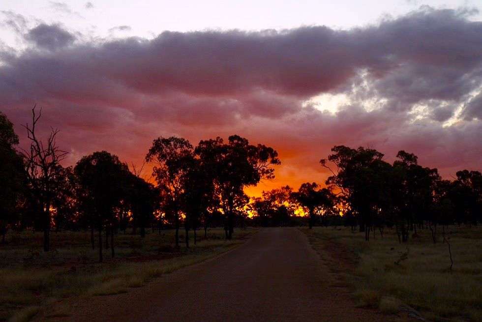 Porcupine Gorge National Park - Grandioser Sonnenuntergang - Queensland