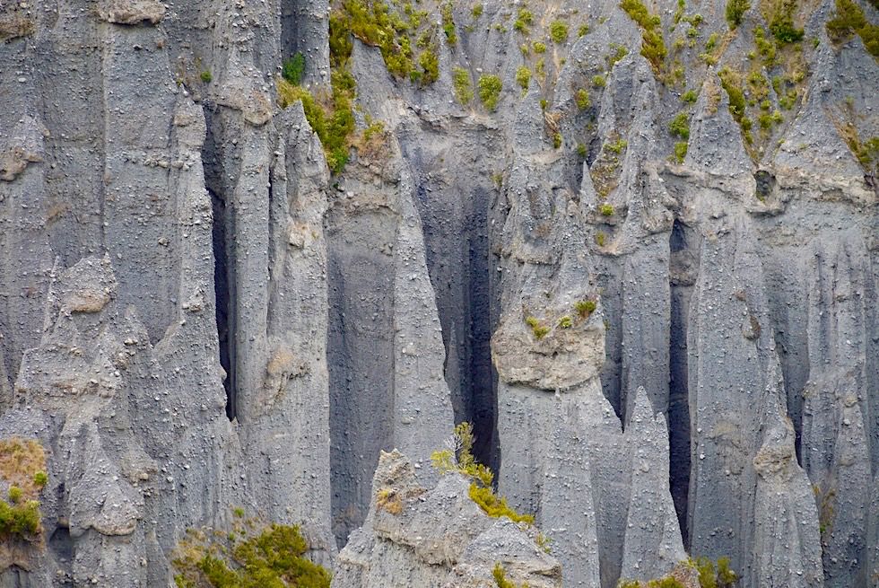 Putangirua Pinnacles - Beeindruckendes Highlight in der Wairarapa Region - Südküste Nordinsel, Neuseeland