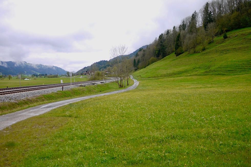 Radrunde Allgäu - Entlang an Bahnschienen & der alten Salzstraße nach Immenstadt - Bayern