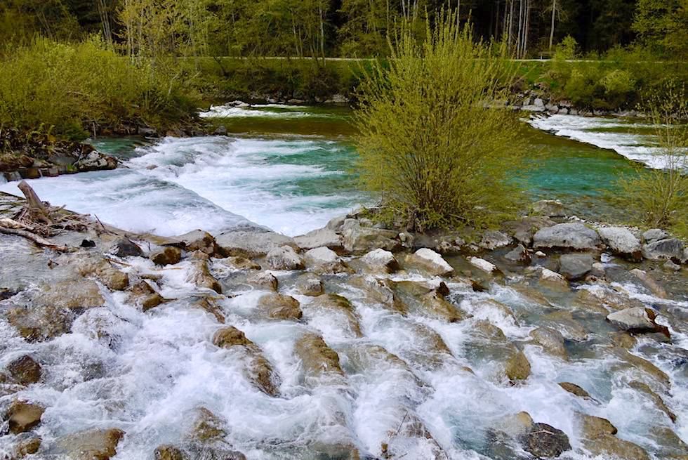 Radrunde Allgäu - Faszination Iller Ursprung & Zusammenfluss von Breitach, Stillach, Trettach bei Oberstdorf - Bayern