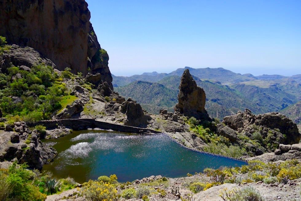 Roque Nublo Wanderung - Überwältigender Panoramablick & kleiner Stausee - Gran Canaria