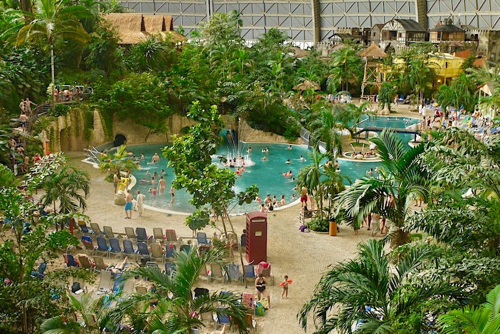 Tropical Islands - Island Ballooning: Lagune aus der Vogelperspektive - Brandenburg