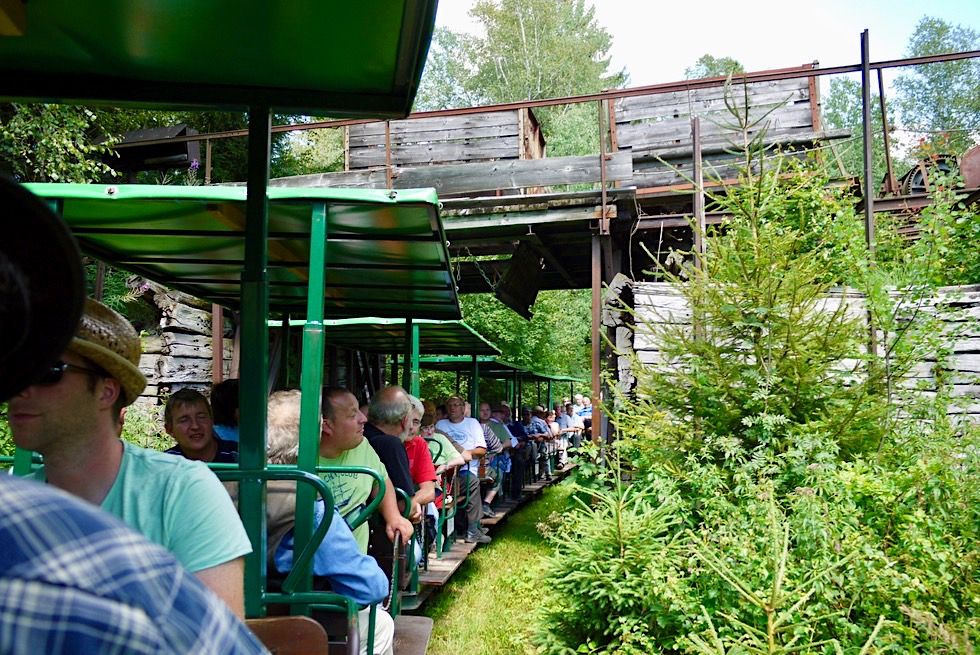 Wurzacher Ried - Mit der Torfbahn durch die Verladestation des ehemaligen Torfwerk Haidgau - Hochmoor - Baden-Württemberg