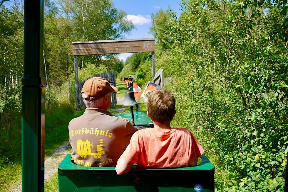 Wurzacher Ried - Torfbahn-Fahrt zum Haidgauer Torfwerk - Hochmoor - Baden-Württemberg