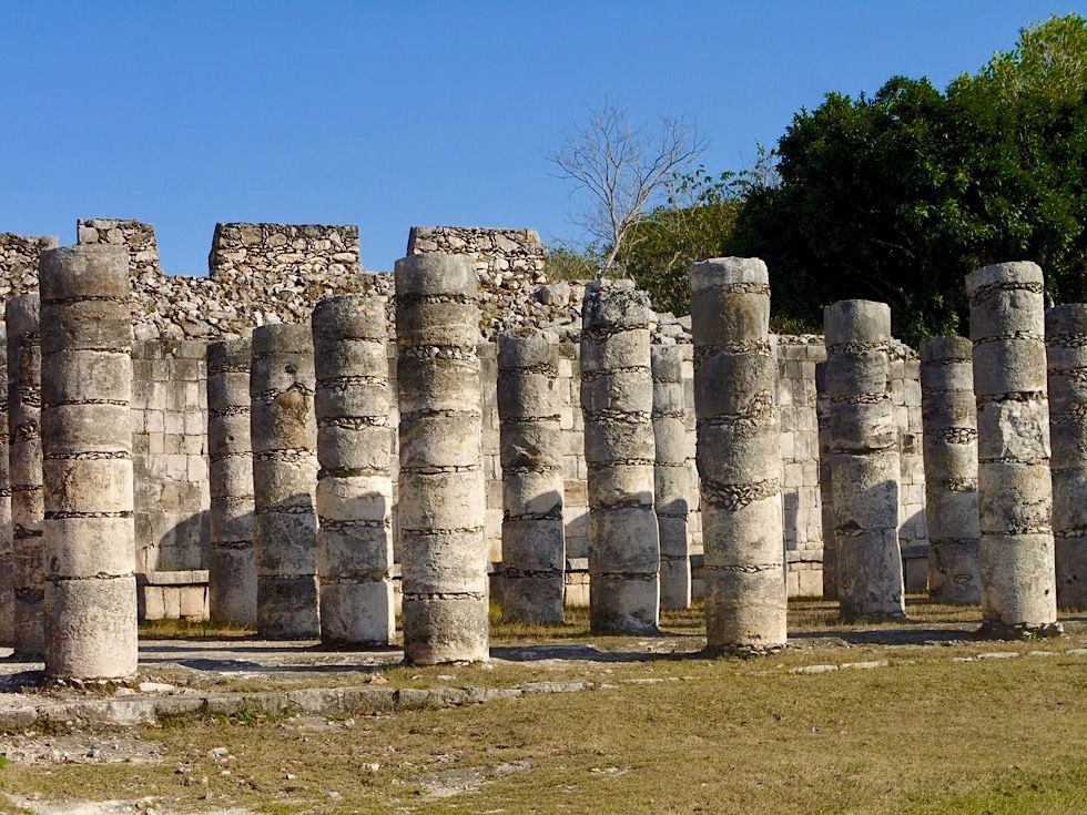 Chichen Itza - Gruppe der 1000 Säulen - Yucatan - Mexiko