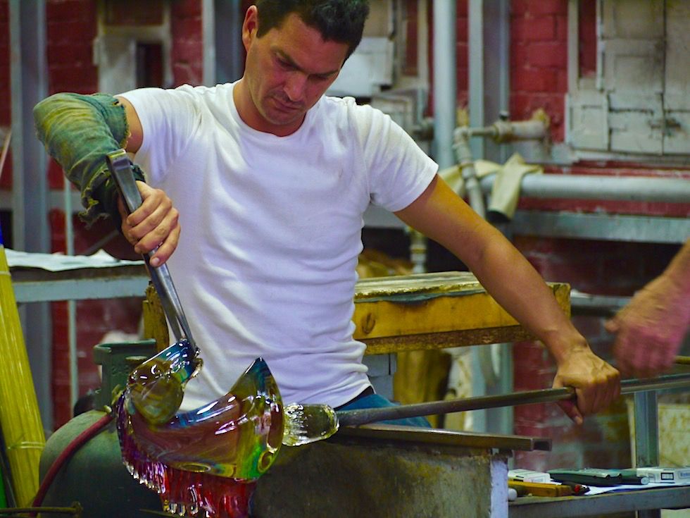 Murano Glasbläser Insel & Glasherstellung, das bestgehütetes Geheimnis im alten Venedig - Lagune von Venedig - Italien